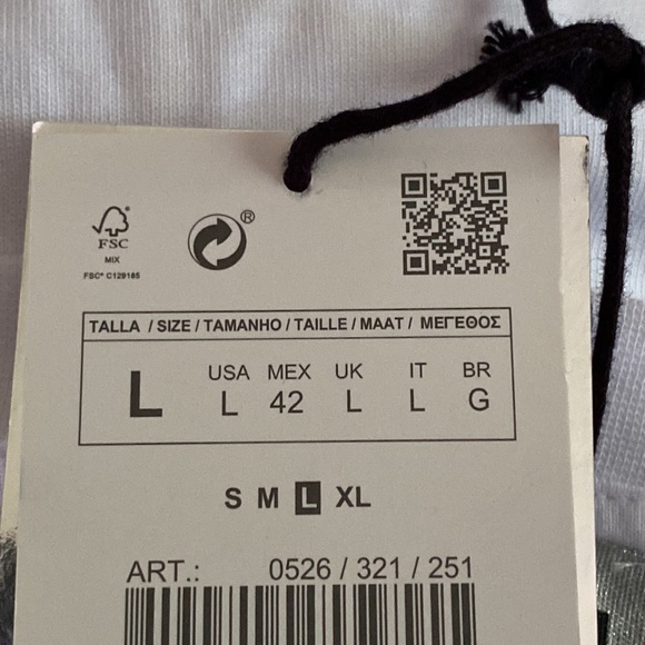 NWT. Zara Man T-SHIRT MET LOGO X RHUIGI. Size S. - Picture 8 of 11